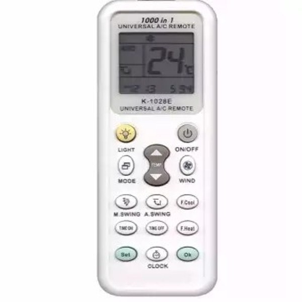 Điều khiển - Remote máy lạnh đa năng 1000 in 1 - Tương thích tất các các loại điều hòa hiện nay.