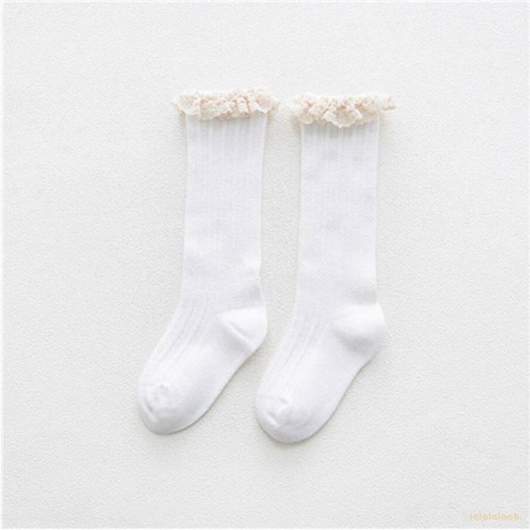 Vớ Cotton Cổ Cao Xinh Xắn Dành Cho Bé Gái