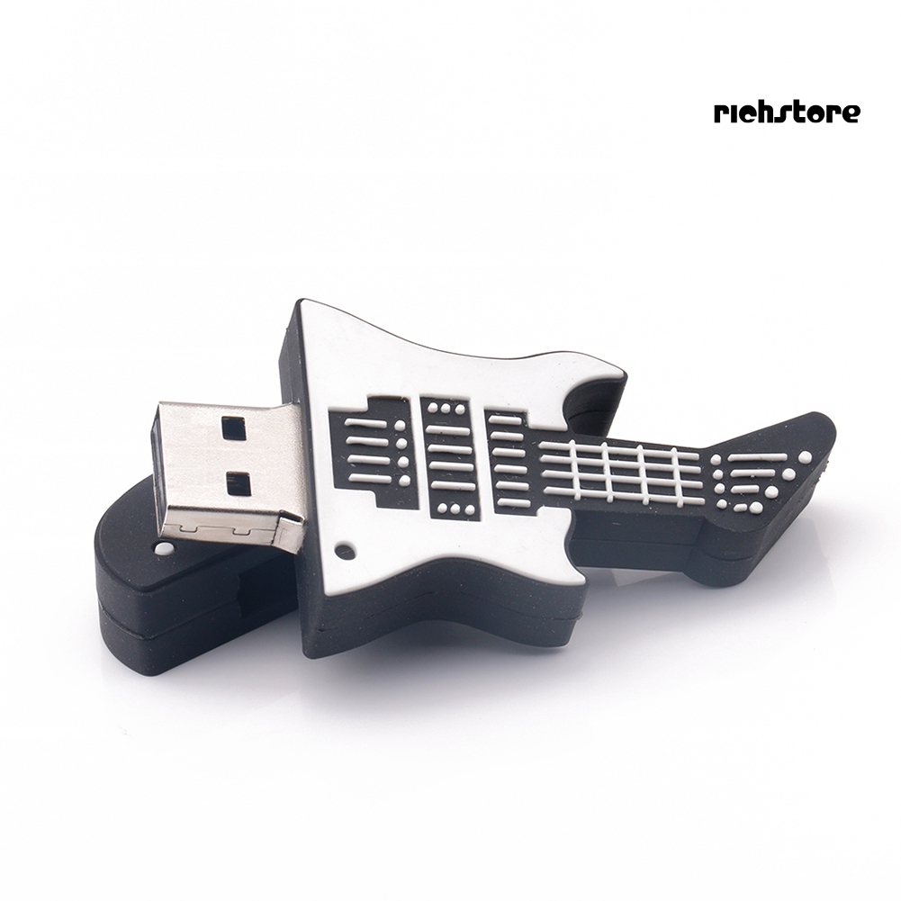 Usb Dung Lượng 4gb 8gb 16gb 32gb 64gb Hình Đàn Ghi Ta Trắng Đen | BigBuy360 - bigbuy360.vn