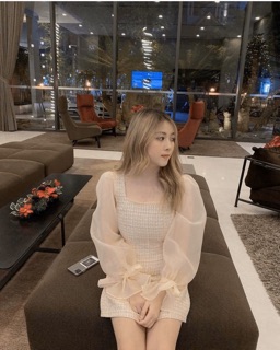 ĐẦM tay phồng, đầm chữ a