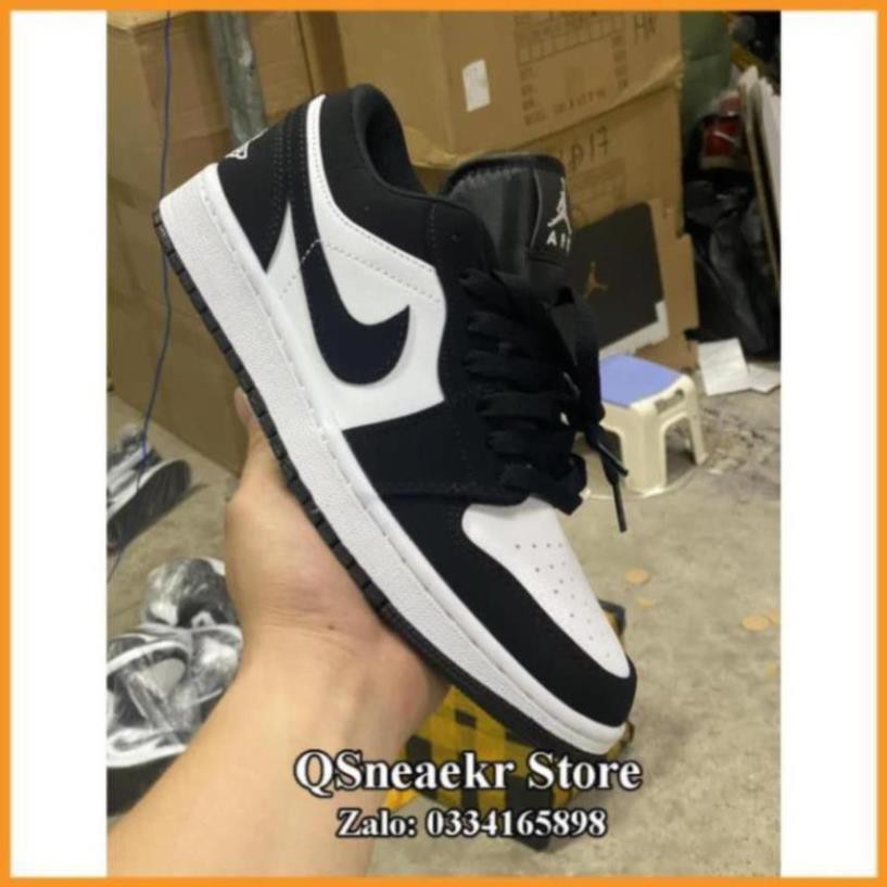 ✔️Giày Sneaker Jordan 1 Low Panda Đen Trắng Thấp Cổ Fullbox✔️