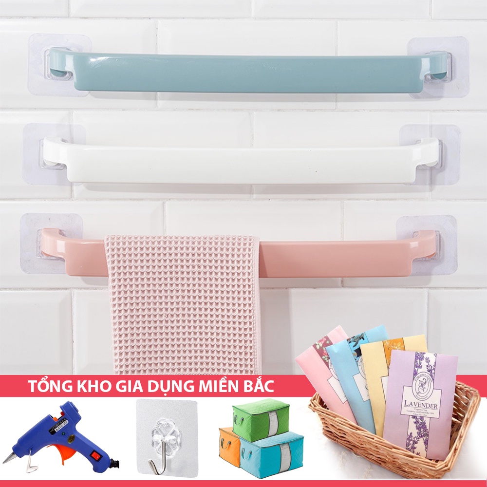 [Tổng Kho Sỉ] Thanh Giá Treo Khăn Thẳng T3 Mới Về Gắn Tường Nhà Tắm Siêu Chắc 38cm