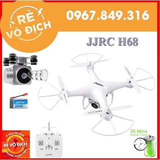 [GIÁ HỦY DIỆT] Máy bay Flycam JJRC H68 giá rẻ, Camera FullHD 1080p Bay 20 phút
