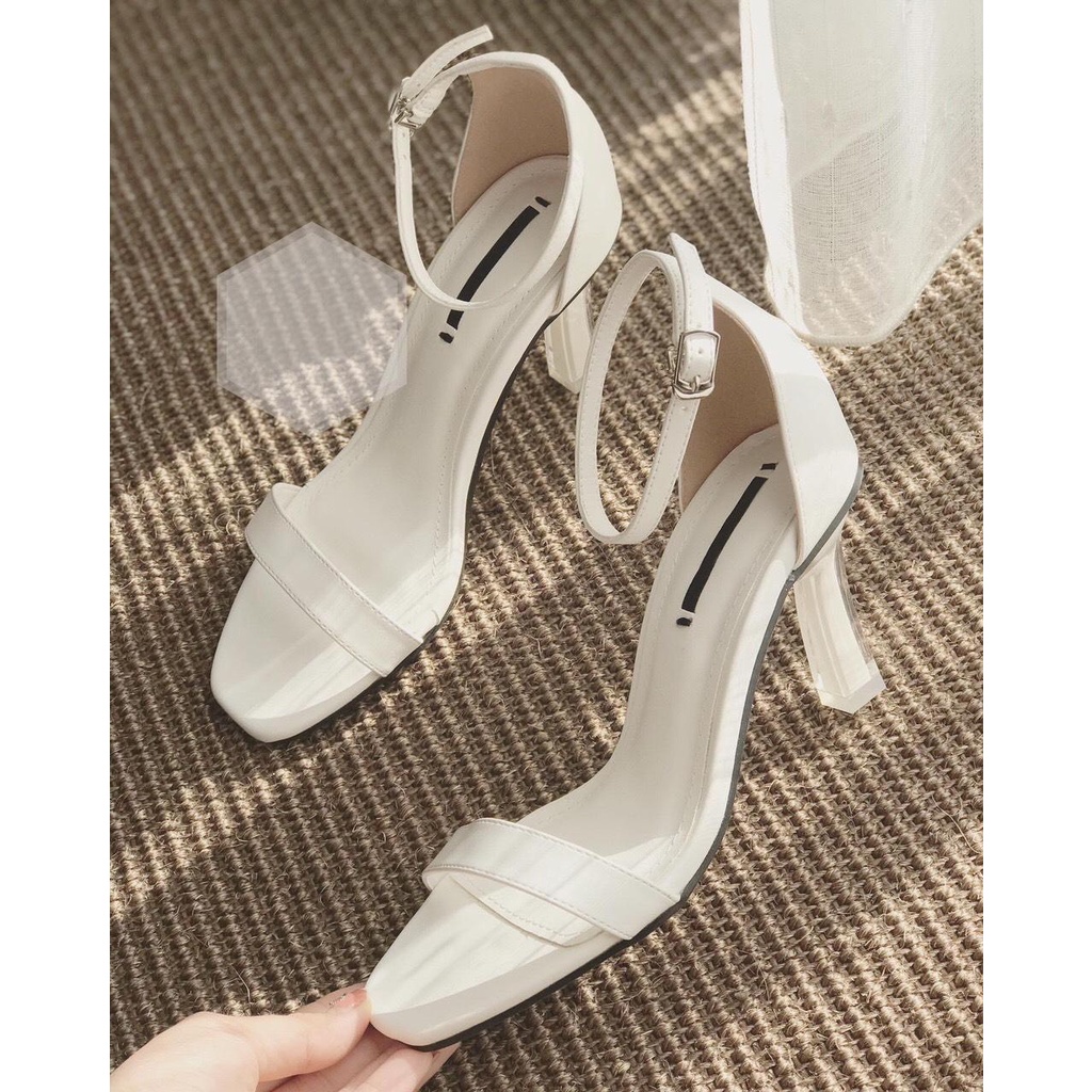 GIÀY SANDAL VIMILY DÂY NGANG GÓT TRONG 8P VNXK