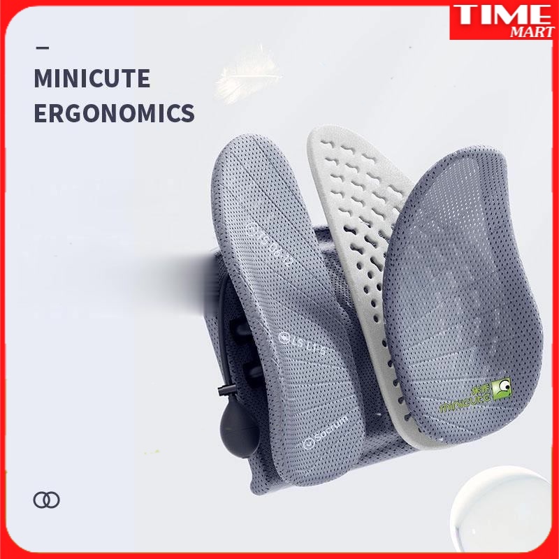 Đệm Thắt Lưng Công Thái Học Miqiao Ghế Ngồi Văn Phòng [TIME_MART siêu thị tiện ích gia đình]