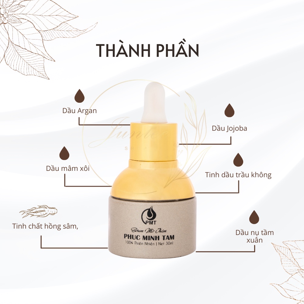 Thâm nách phúc minh tâm, serum giảm mờ thâm nách quầng mắt môi mụn mông đầu gối vùng kín – junlee làm đẹp chính hãng