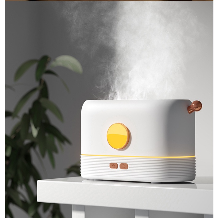 Máy Phun Sương Tạo Độ Ẩm Không Khí Hình Ngọn Lửa 3D Kết Hợp Khếch Tán Tinh Dầu Đặt Trong Phòng Ngủ