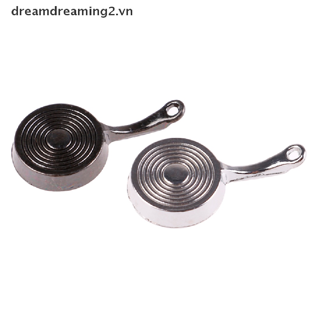 Chảo chiên trứng kim loại mini dành cho nhà búp bê