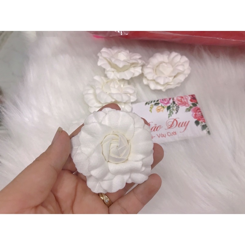 Phụ kiện áo dài- hoa kết áo