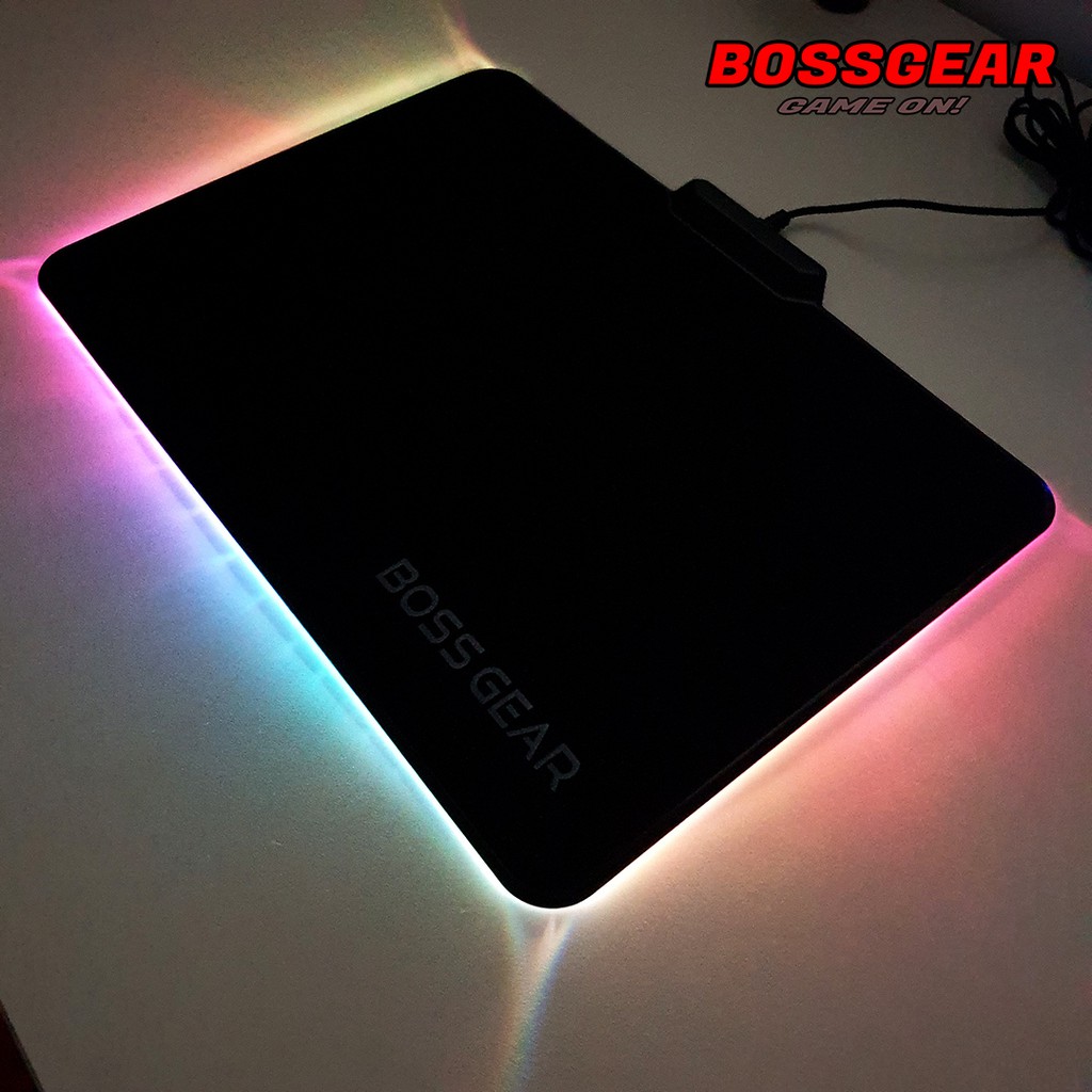 Lót Chuột LED BOSSGEAR PAD LED RGB ( LED RGB-Phần Mềm Điều Khiển )