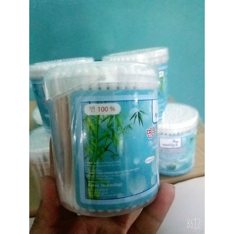 Tăm bông ráy tai thân  gỗ Aquastar