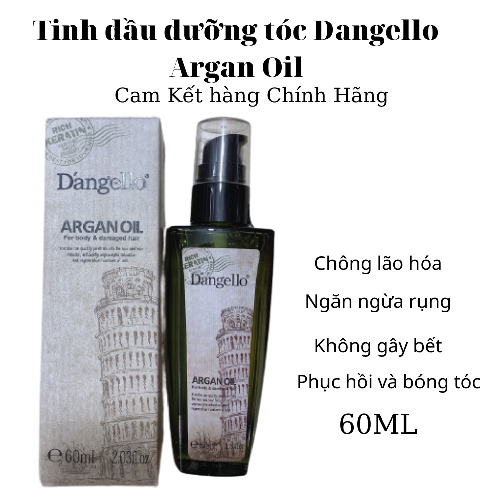 Tinh dầu dưỡng tóc Dangello Argan Oil 60ml (Hàng chính hãng)