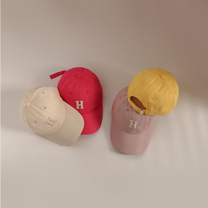 Mũ Lưỡi Trai Chống Nắng Màu Sắc Đơn Giản Thời Trang Đi Biển Mùa Hè Cho Bé