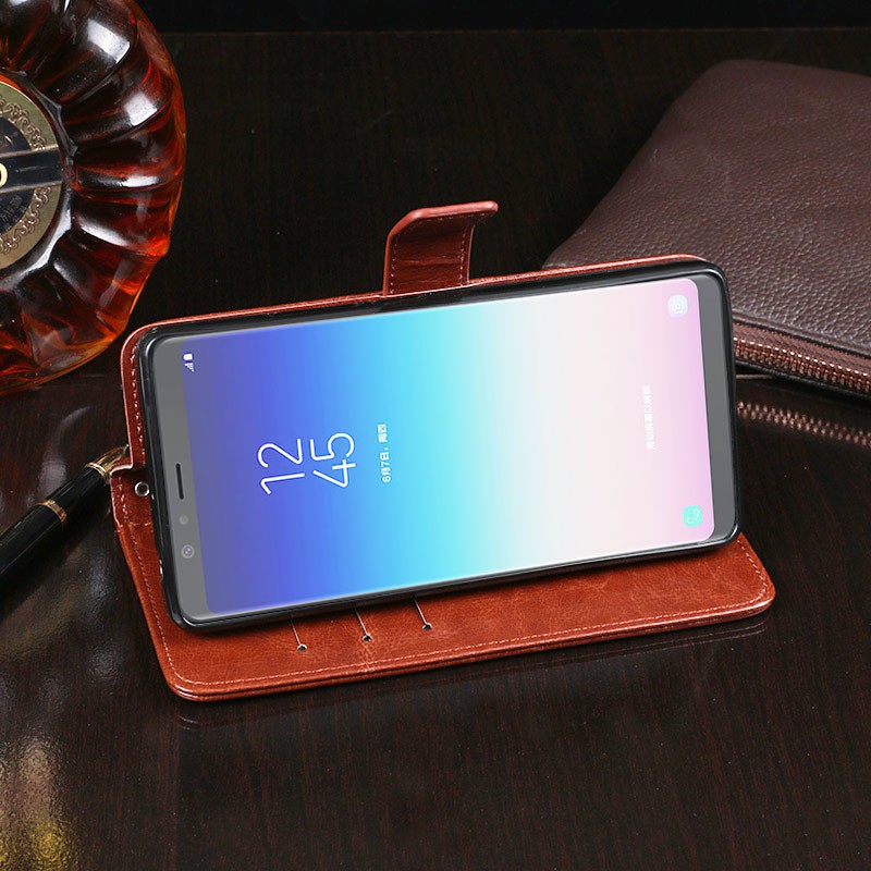 Bao Da Điện Thoại Có Ngăn Đựng Thẻ Cho Samsung Galaxy F12 F41 0