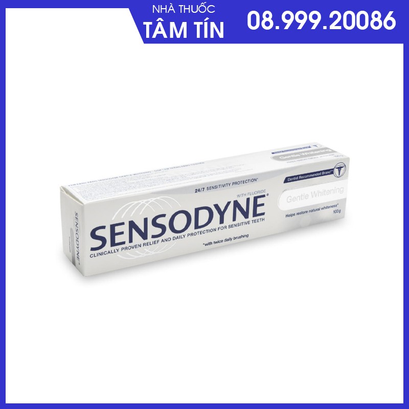 Kem đánh trắng răng Sensodyne Gentle Whitening 100g