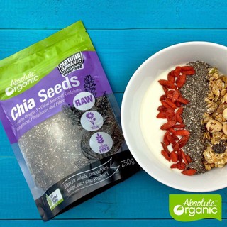 Hạt Chia Úc Absolute Organic Chia Seeds 250g