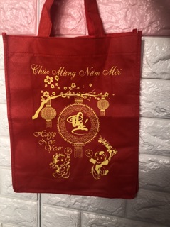 Túi vải chúc mừng năm mới