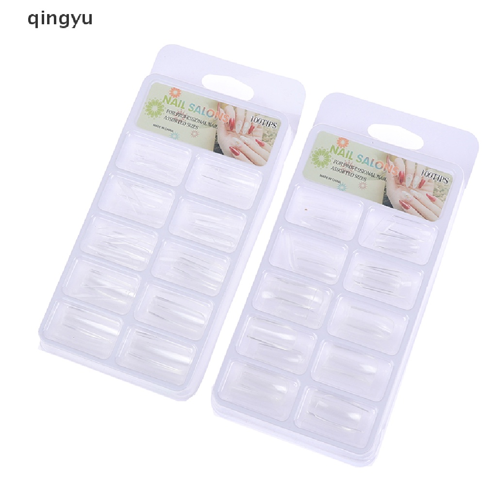 1 Hộp Móng Tay Giả Trong Suốt Dùng Để Múa Ba Lê