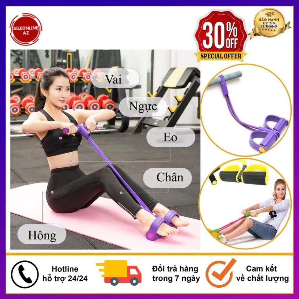 Dụng Cụ Tập Gym, Tập Cơ Bụng Tại Nhà, Kéo Tay Tummy Trimmer Dây Cao Su