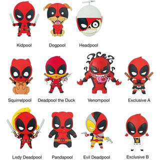 Móc Khóa Deadpool Marvel Series 3 3D Foam Figural Keychain