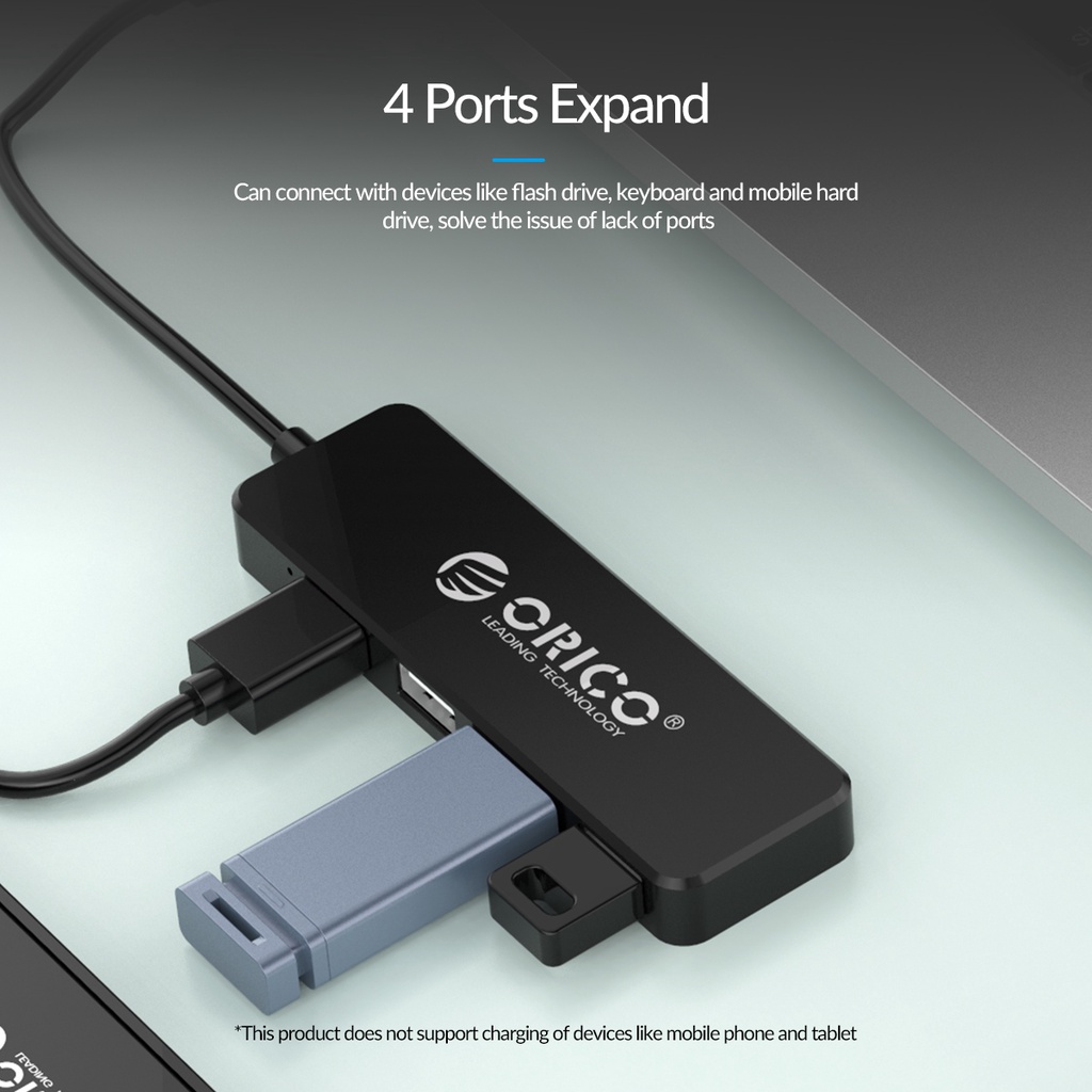 Bộ chia USB 4 cổng 2.0 Orico FL01 - 4 USB 2.0