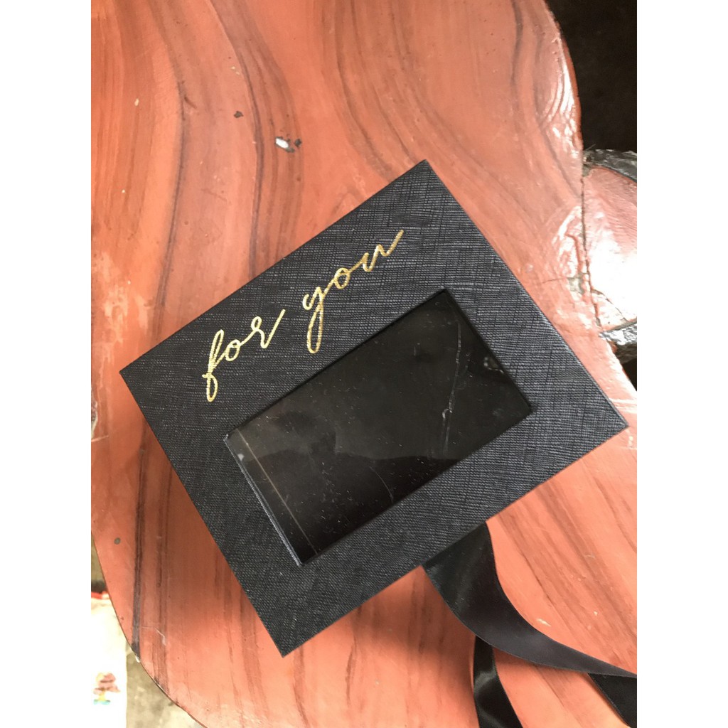 Hộp quà tặng hộp son mặt kính kt14x14cm | BigBuy360 - bigbuy360.vn