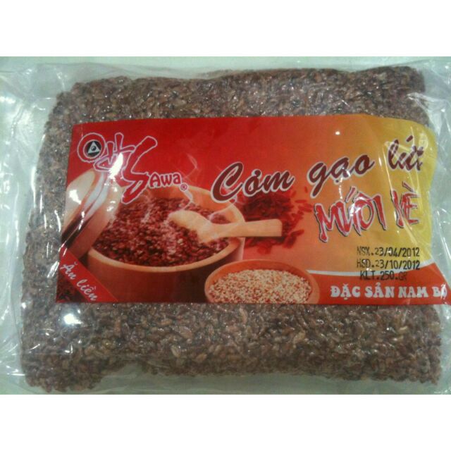 Cơm Gạo lứt rong biển/muối mè sấy ăn liền cho người ăn chay/giảm cân/bệnh tiểu đường