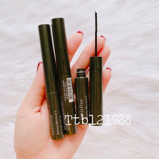 Mascara siêu mảnh skinny microcara innisfree màu đen
