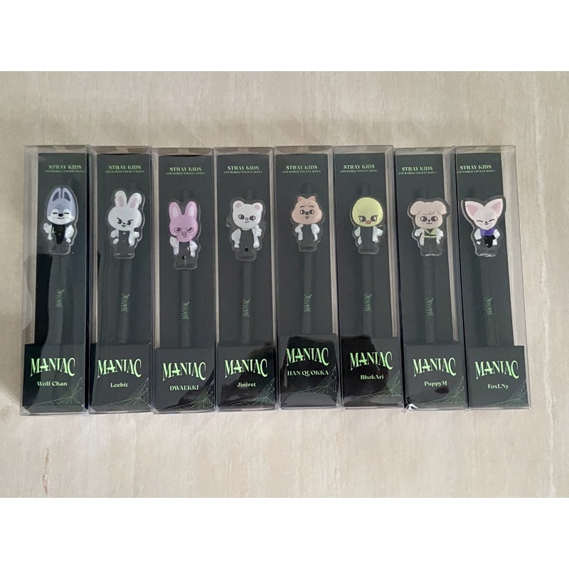 Bút bi hình ảnh nhân vật SKZOO Stray Kids chính hãng - Maniac tour MD