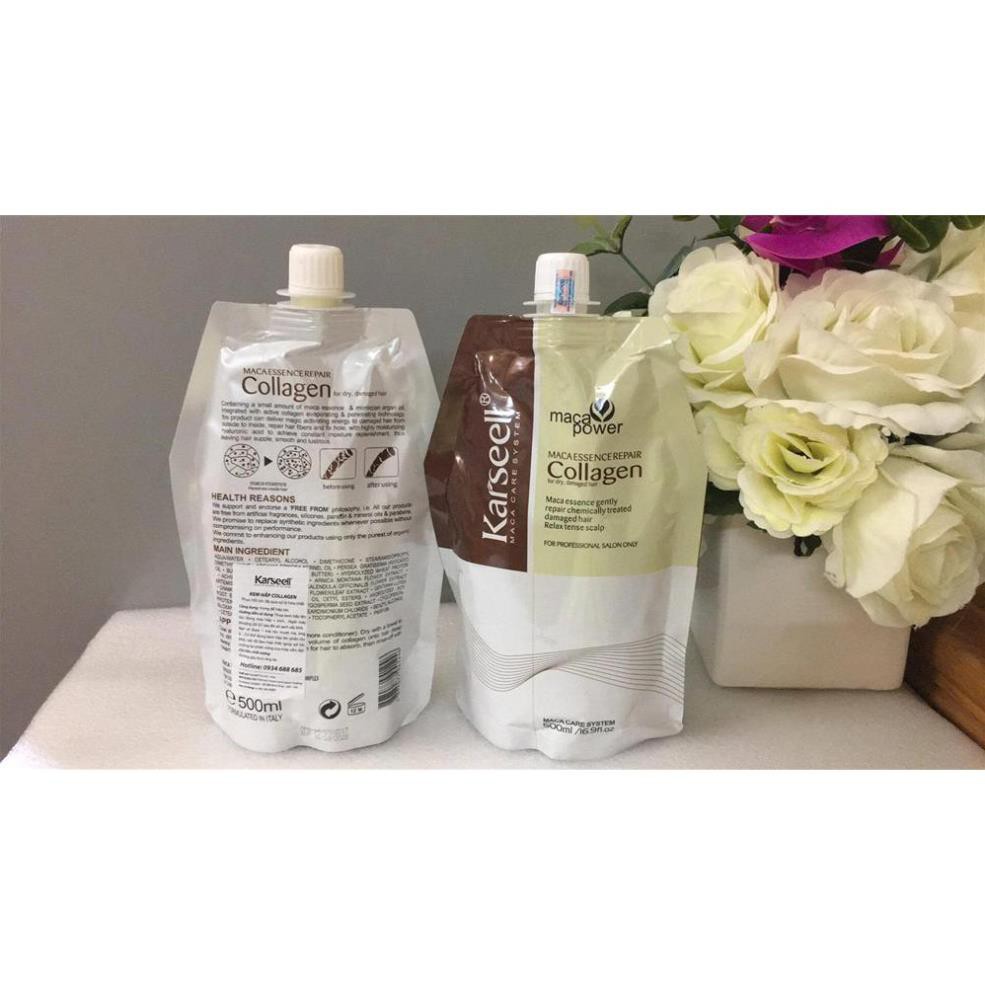 ⚡[ Chính Hãng]⚡ Ủ Tóc Collagen Karseell 500ml Siêu Mượt Phục Hồi Tóc Hư Tổn, Cấp Ẩm, Dưỡng Tóc Mềm Mượt | BigBuy360 - bigbuy360.vn