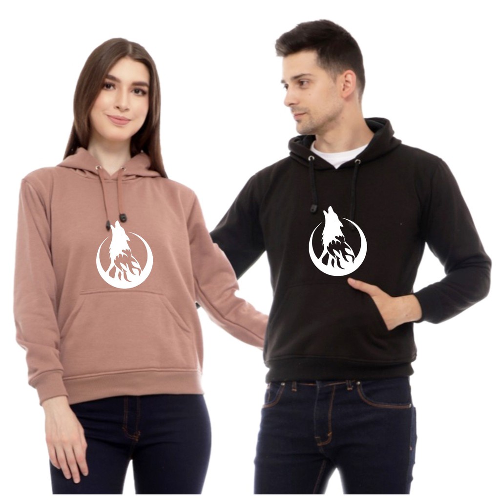Áo Hoodie in hình chó sói cho nam và nữ