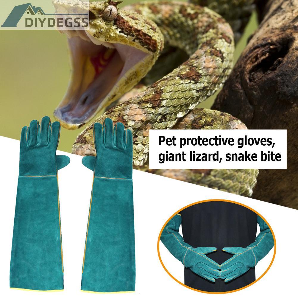 Diydegss2 1 Pair Anti-bite Gloves for Catch Dog Cat Pet Grasping Protective Gloves