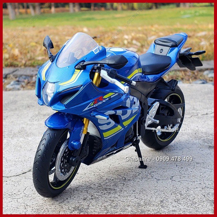 Mô Hình Xe Môtô Suzuki GSX R1000 Tỉ Lệ 1:12  - Caipo - 8726