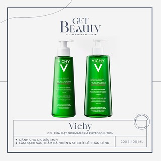SỮA RỬA MẶT LÀM SẠCH VÀ GIẢM NHỜN VICHY NORMADERM PHYTOSOLUTION INTENSIVE PURIFYING GEL 200ml | 400ml
