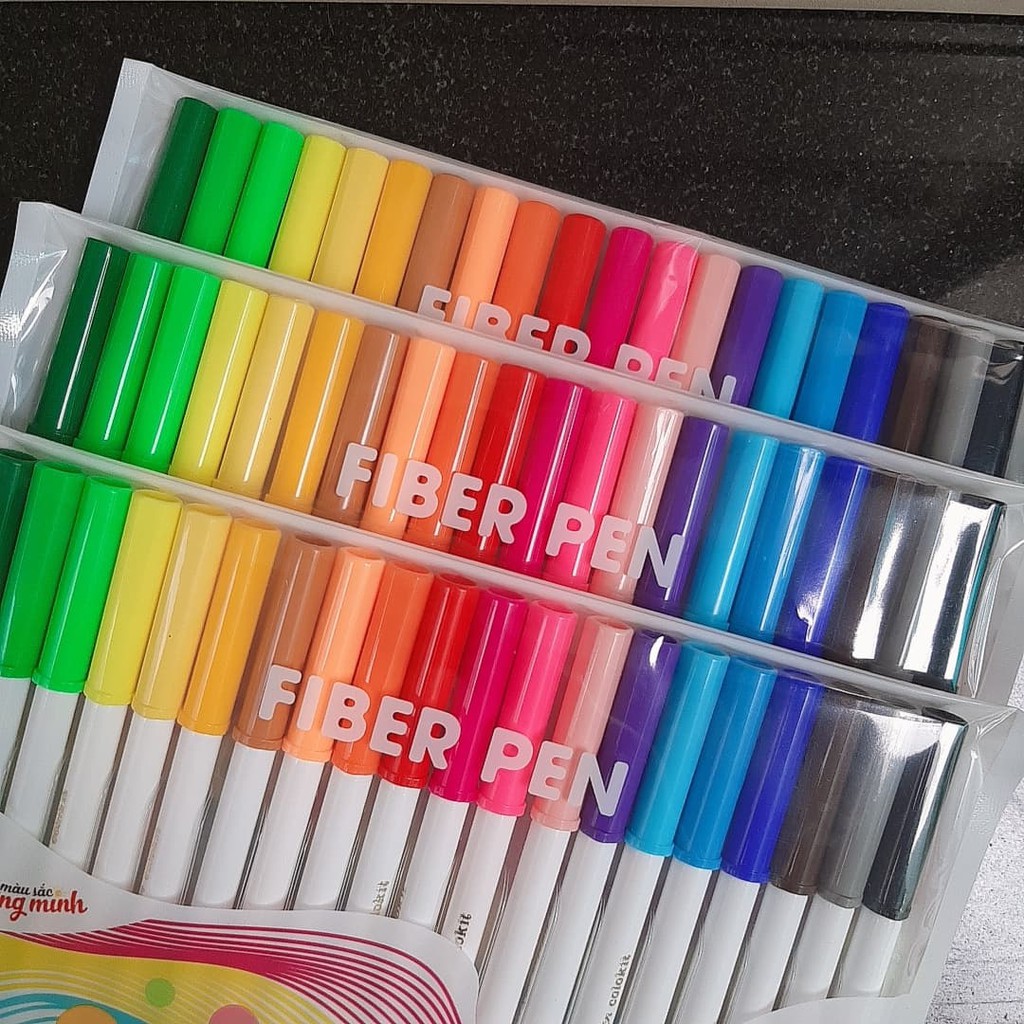 Set bút fiber pen 20 màu