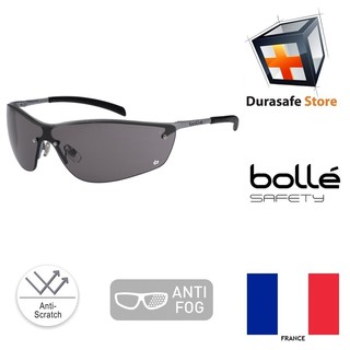 Kính Bolle 1661101 Extreme Smoke -Gọng Kim loại Bạc, Tròng Xám Khói, chống trầy xước, chống UV (kèm hộp)