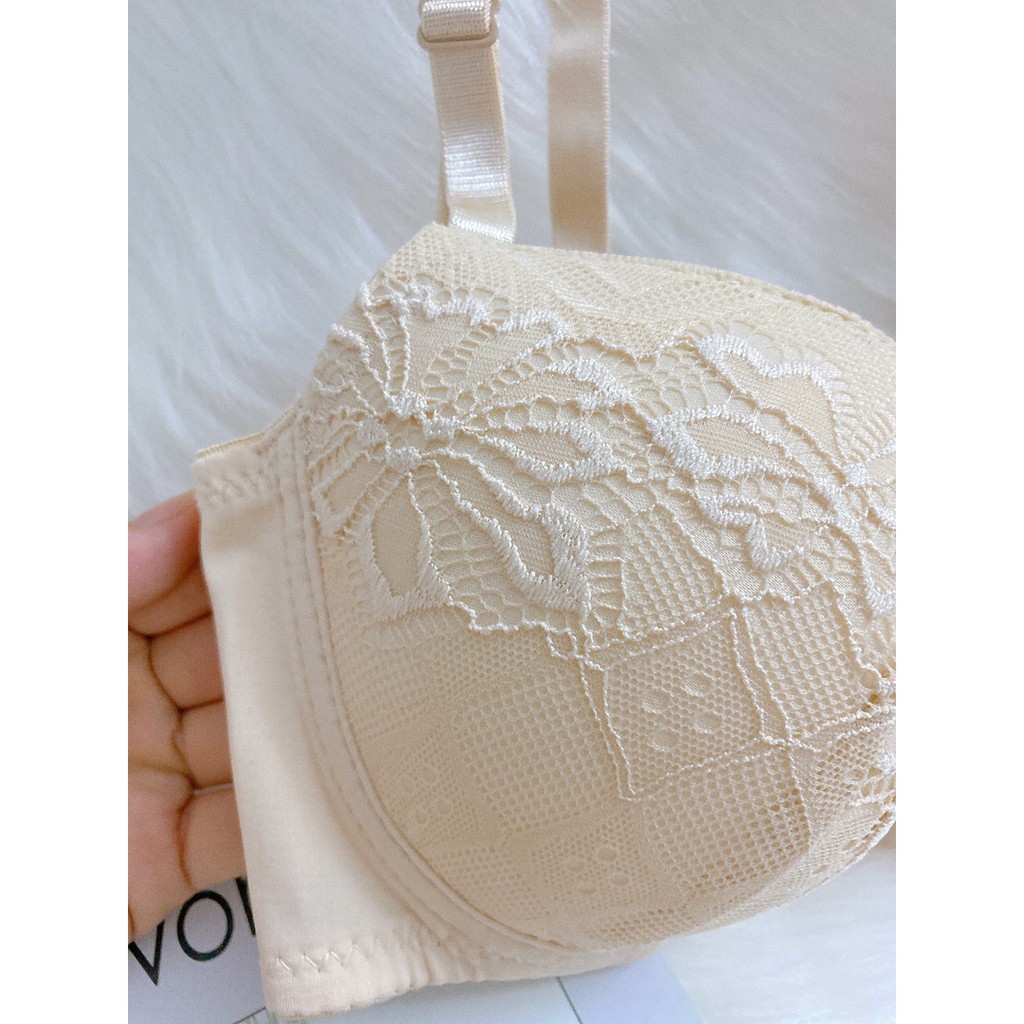 [SIZE 34B][MÚT VỪA CÓ GỌNG ] Áo ngực nữ dạng ren quyến rũ - áo lót nâng ngực phối ren  siêu quyến rũ - Kellywang