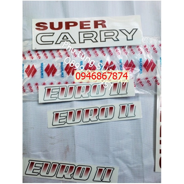 Tem SUZUKI EURO 2 ( 5 tạ và 7 chỗ )