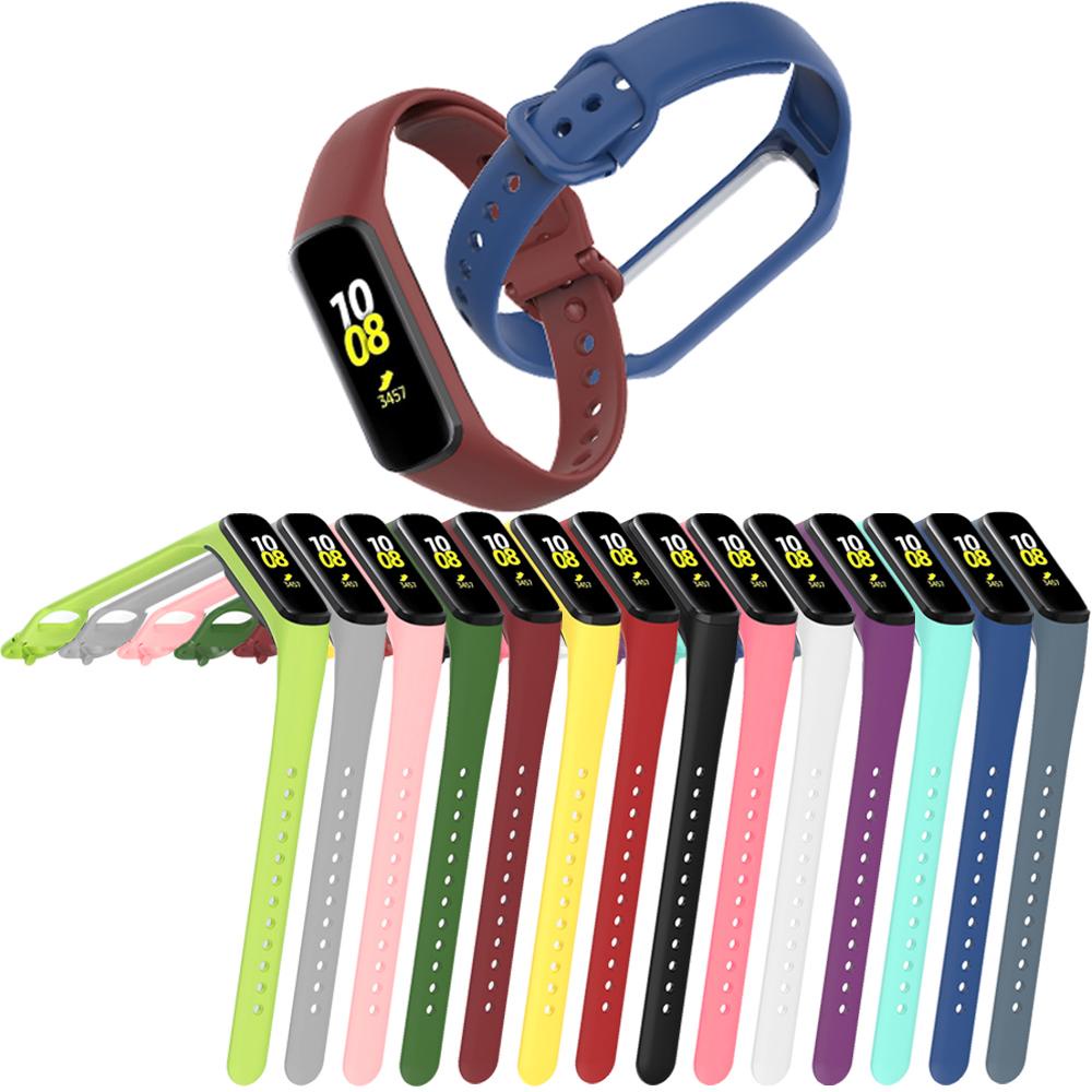 JONYE Dây Đeo Thay Thế Chất Liệu Silicon Màu Trơn Cho Samsung Galaxy Fit 2 SM-R220