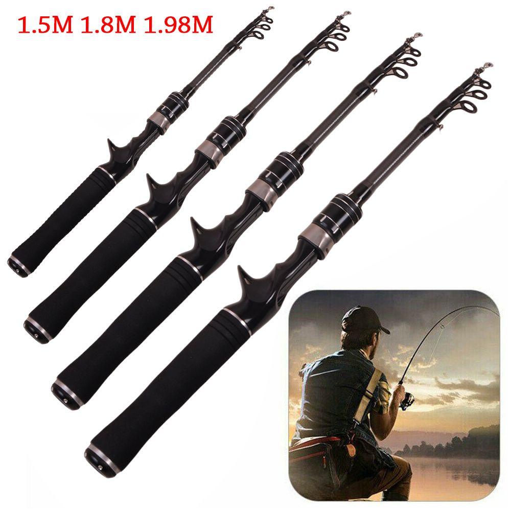 MYRONGVN Cần Câu Cá Siêu Nhẹ Có Thể Gấp Gọn Tiện Dụng Mang Theo Du Lịch