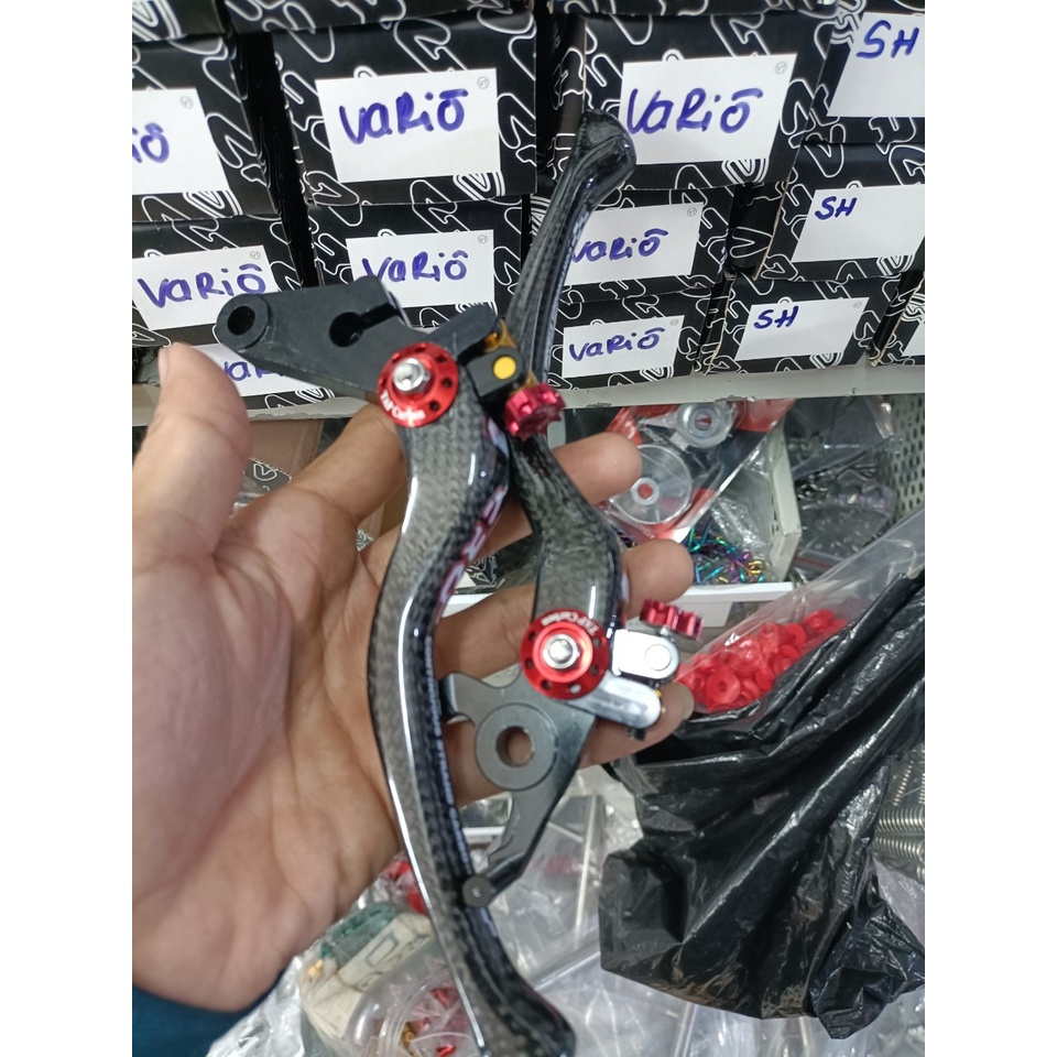 Tay thắng CRG cacbon lắp Exciter, Winner, Vario