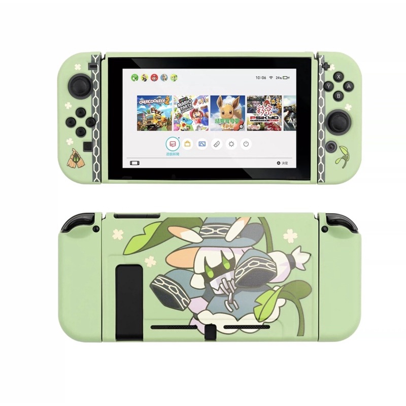 Ốp lưng + case Joy nhựa TPU dẻo cao cấp chủ đề văn hoá Nhật Bản thương hiệu Geekshare cho máy game Nintendo Switch v1,v2