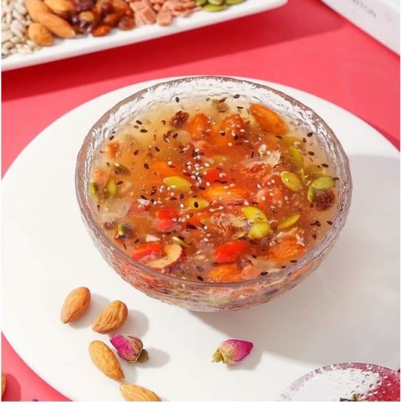 Bột Củ Sen Hoa Hồng Dưỡng nhan Meizhoushike hộp 500gr .