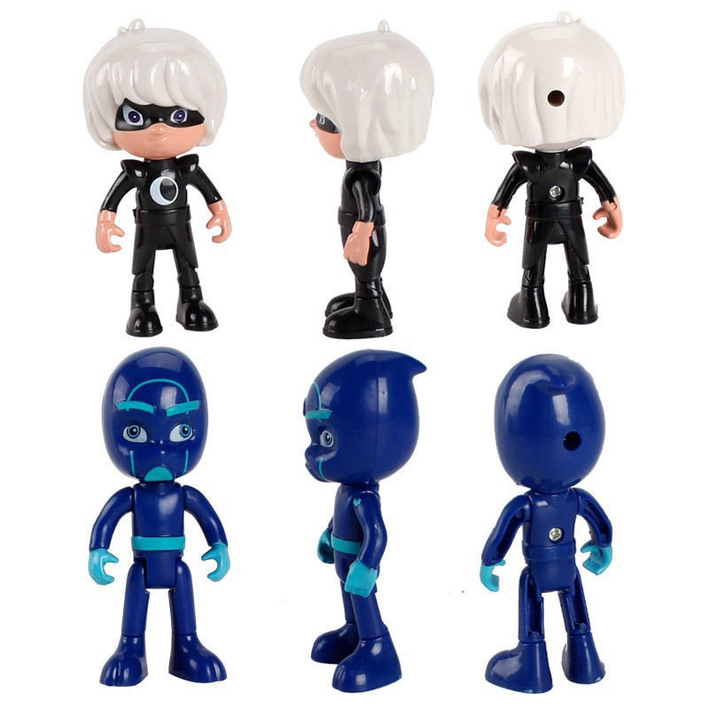 Bộ 6 mô hình đồ chơi nhân vật trong phim hoạt hình &quot;Pj Masks&quot;