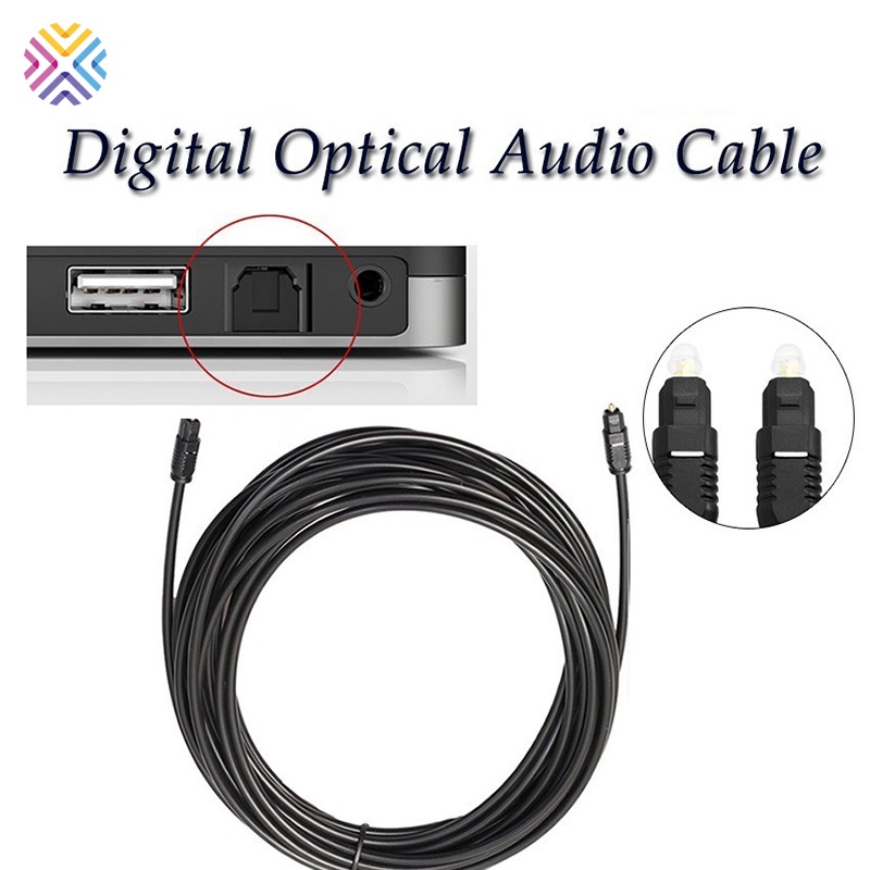 Cáp Quang Âm Thanh Kỹ Thuật Số 1m 2m 3m 5m Toslink Male Cho BAR BluRay Player CD DVD Aux Jack 3 5mm JP6