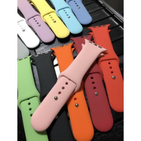 [Mã ELFLASH5 giảm 20K đơn 50K] Dây apple watch silicon dành cho apple watch seri 5/4/3/2/1