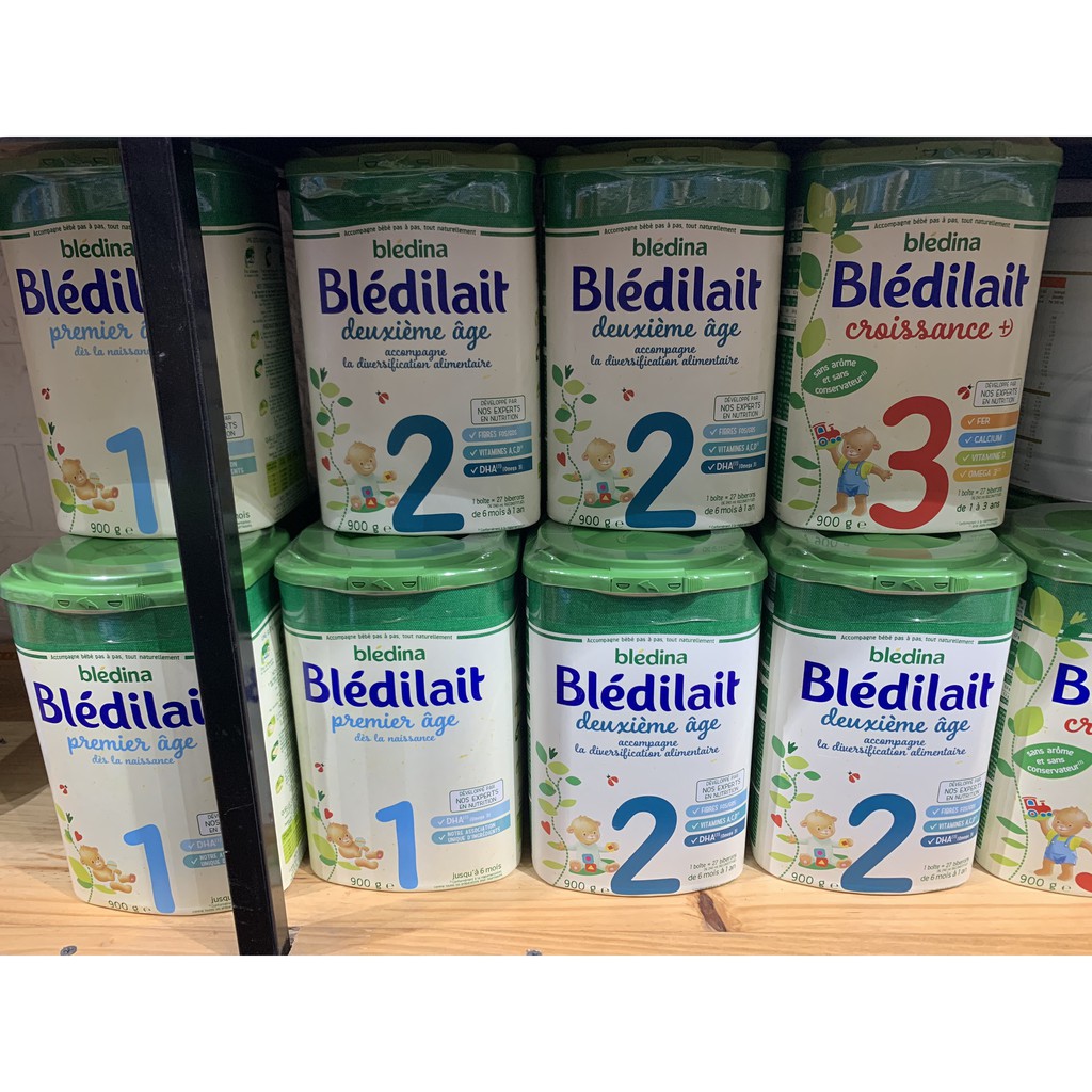 Sữa bột Bledilait Bledina Pháp số 1,2,3 900g (DATE 2023)