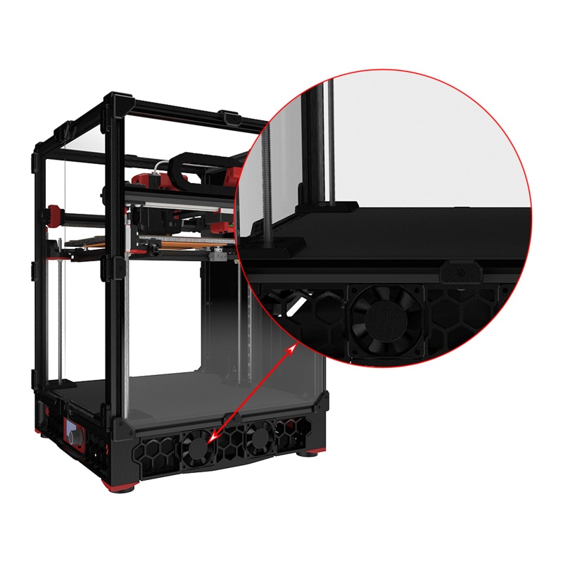 Quạt Tản Nhiệt 24V 6020 60x60x20mm Dài 30cm Cho Máy In VORON