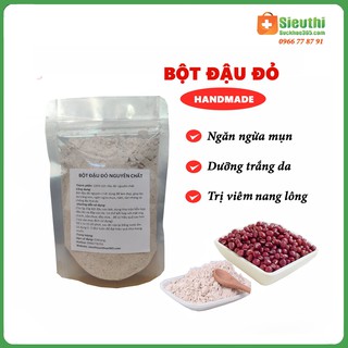 Bột Đậu Đỏ Nguyên Chất- 100% Organic- Bột Handmade- Trắng Da gói 100g