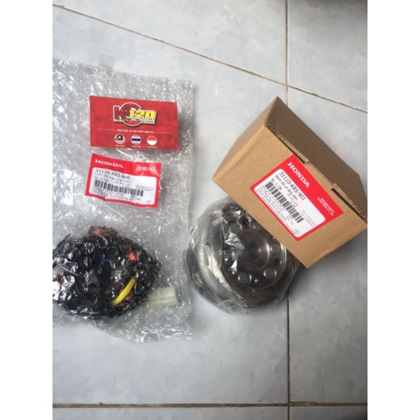 Combo qua lăng - mâm lửa xe dream/wave- zin chính hãng